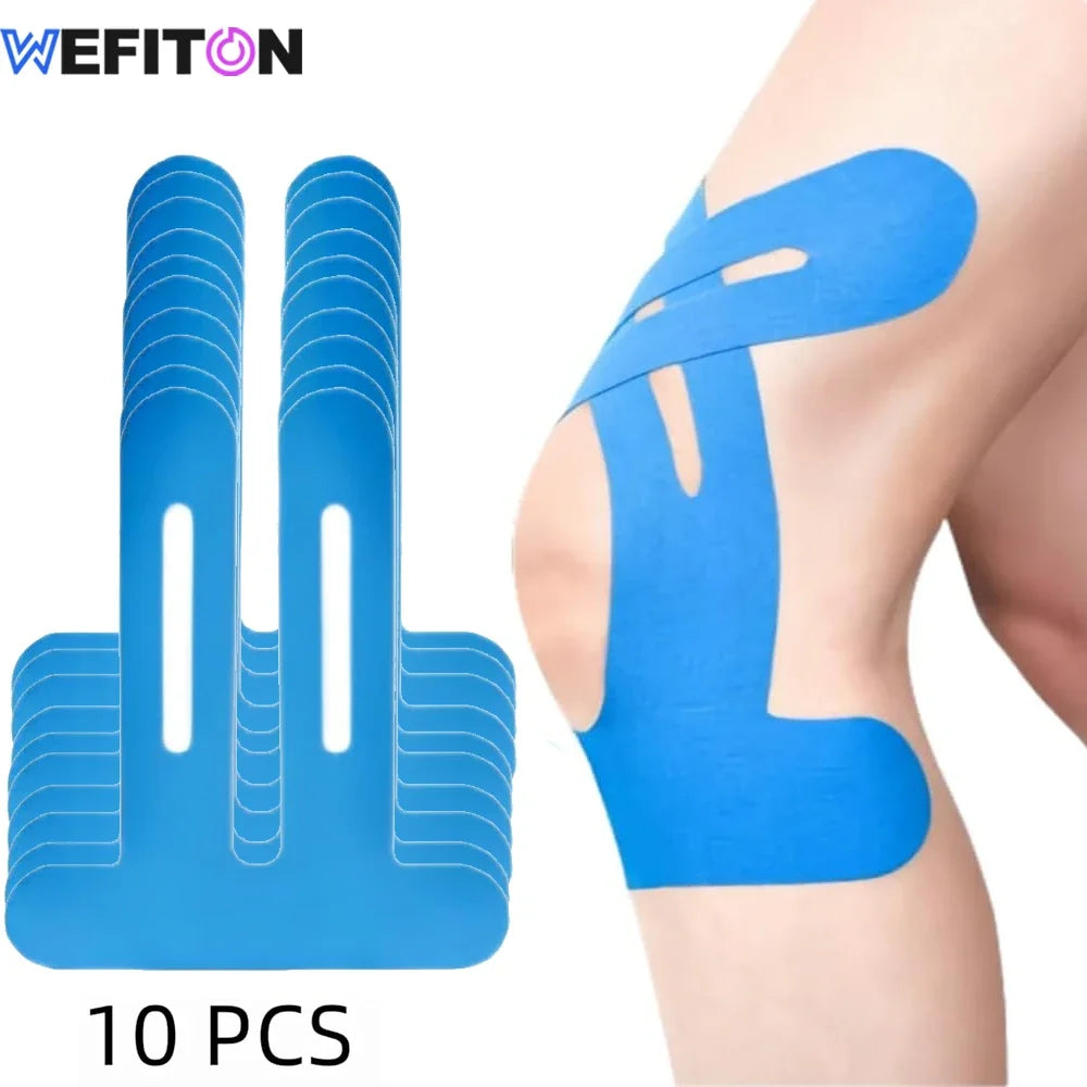 10PCS Kinesiology Tape for Knees,Waterproof & Elastic,Breathable Knee Tape,Athletic Tape Provide Support & Stability for Running Peaceful Pleasures Health and Wellness