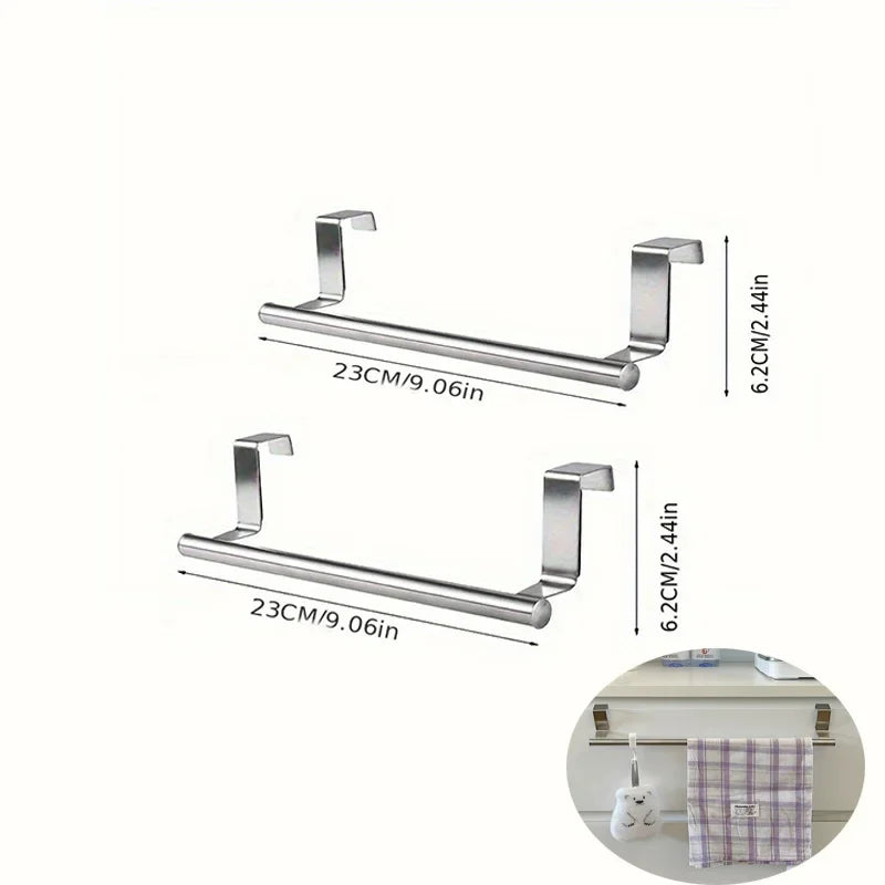 Over Door Towel Rack – Stainless Steel Hanging Bar Holder