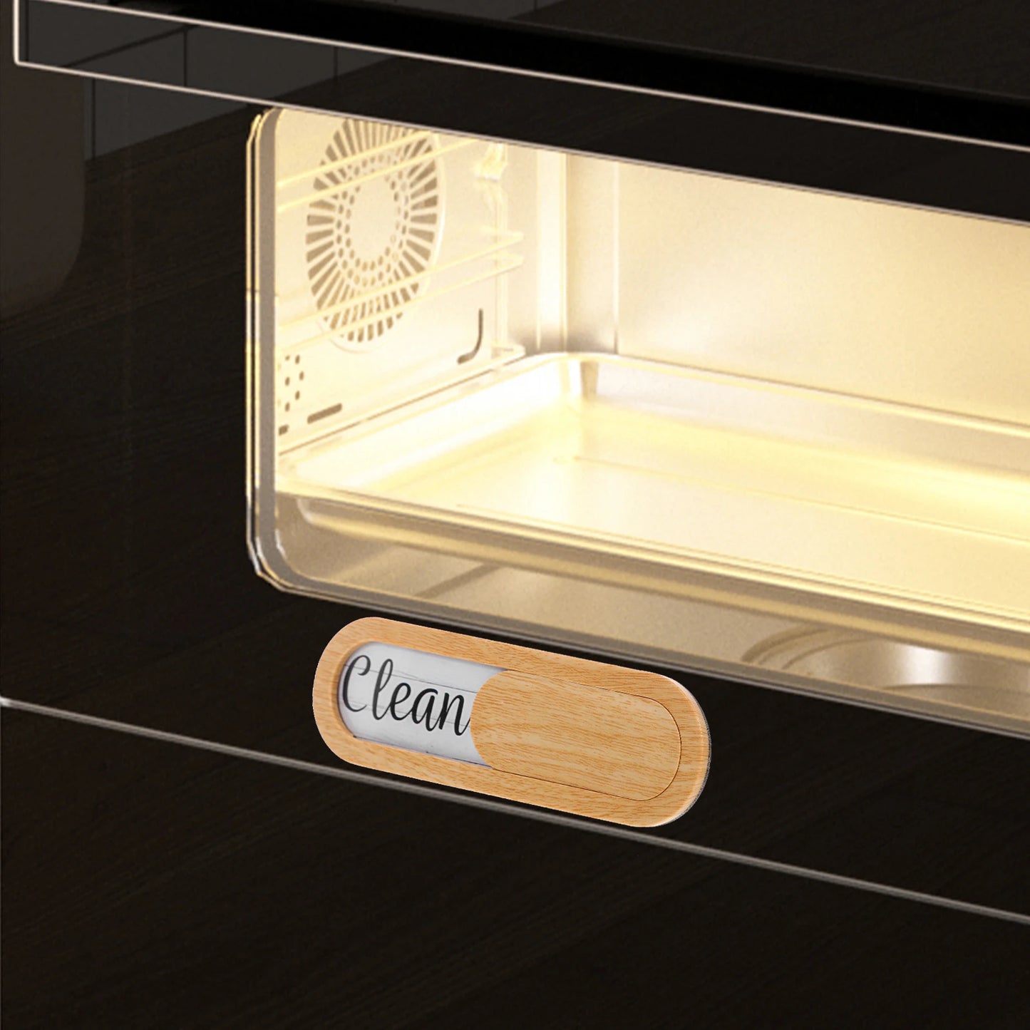 Dishwasher Clean Signboard Dishwasher Magnet Clean Dirty Sign Dishwasher Slide Remind Board Clean Indicator Home Decor Supply Peaceful Pleasures Health and Wellness