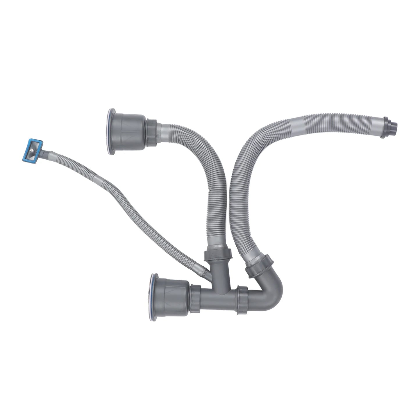 Kitchen Sink Double Hose Drain Quick Draining Expandable Multiple