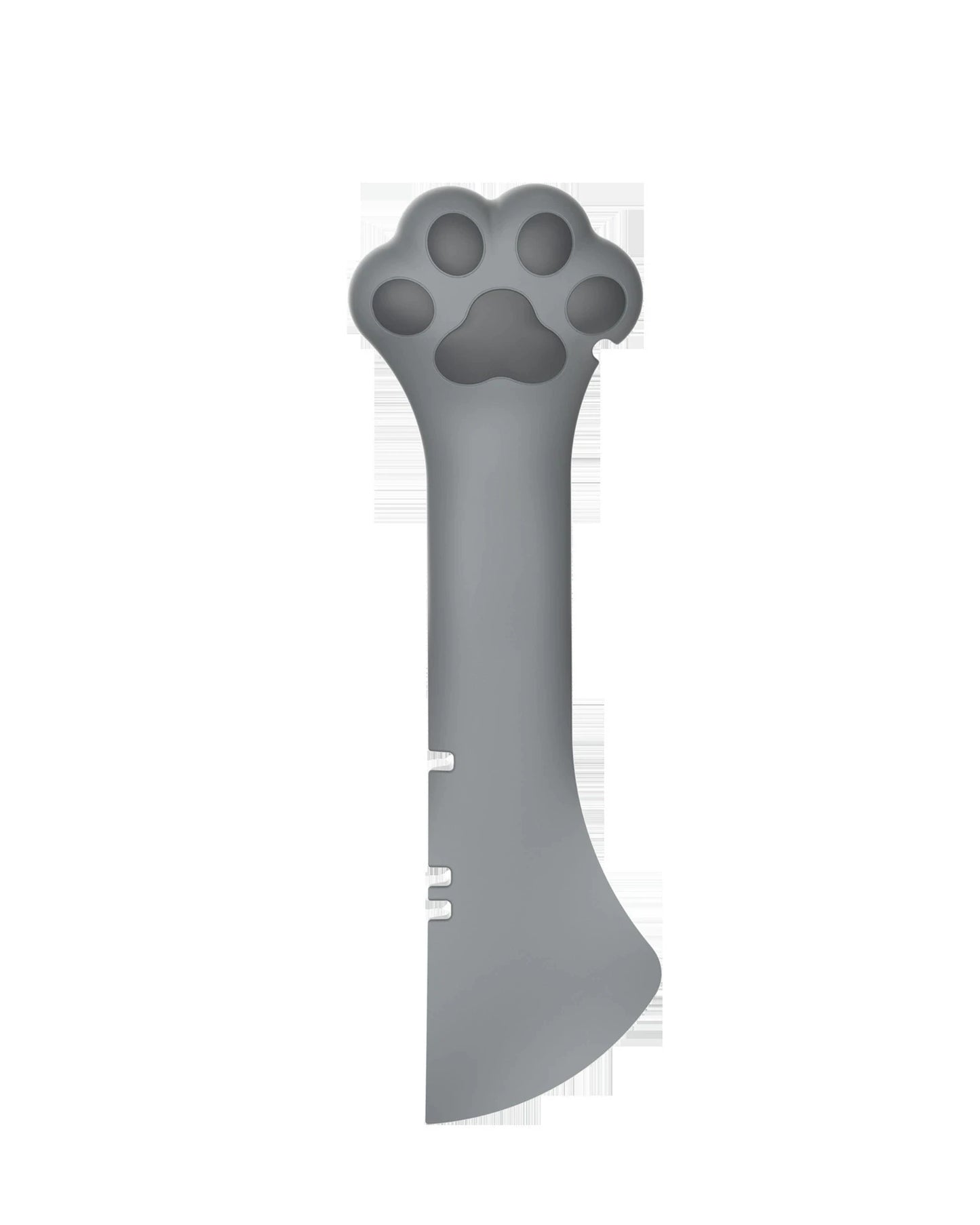 Pet Can Opener Spoon & Lid – Silicone Cat Paw Feeding Scoop