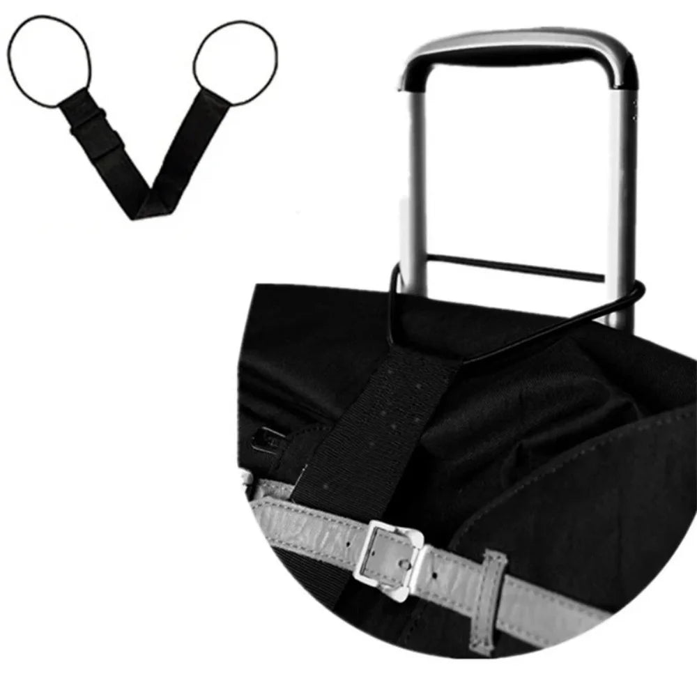 Elastic Luggage Strap | Adjustable Suitcase Connector Belt