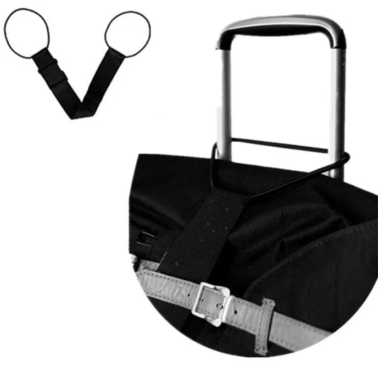 Elastic Luggage Strap | Adjustable Suitcase Connector Belt Luggage Strap Peaceful Pleasures Health and Wellness