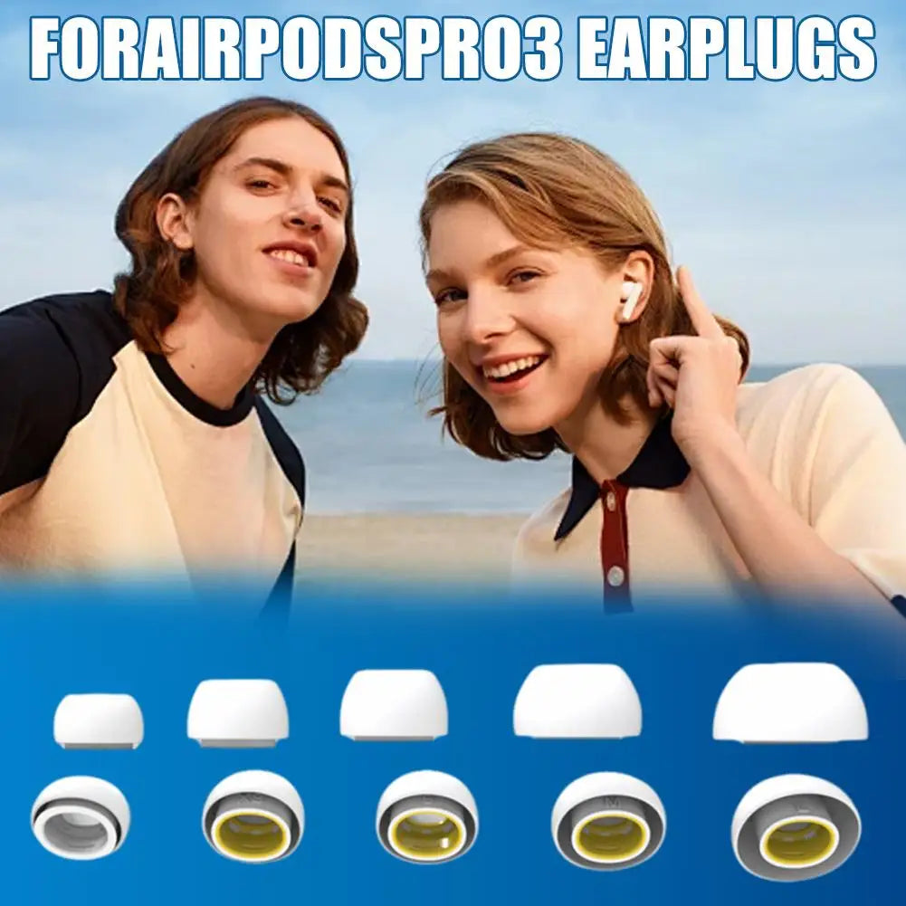 For AirPods Pro3 Earbuds Apple Earbuds Ear Tips Bluetooth Earbuds Ear Cushions Silicone Ear Tips Earphone Covers Peaceful Pleasures Health and Wellness