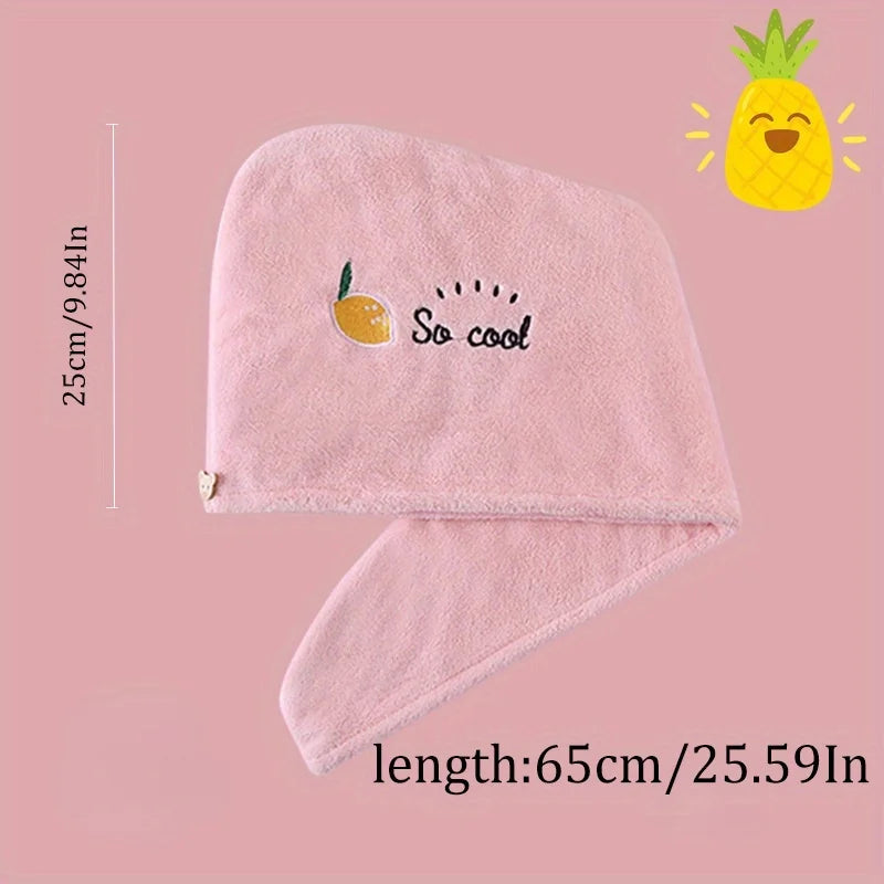 Super Absorbent Quick Dry Hair Towel Wrap Hat for Women