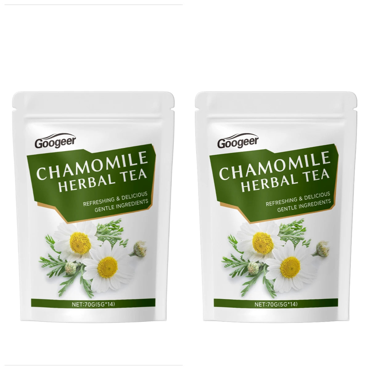 Googeer Chamomile Herbal Blend | Ginseng, Bergamot, Caffeine-Free