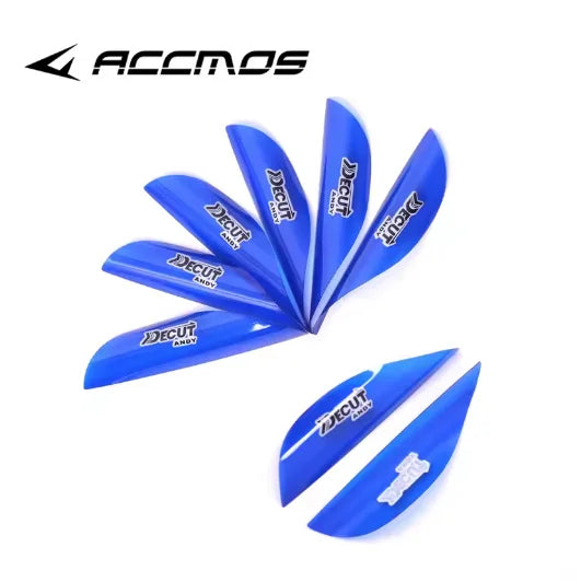 DECUT Arrow Spiral Feather Spin Vane Shaft Fletche Right Wing Sticker