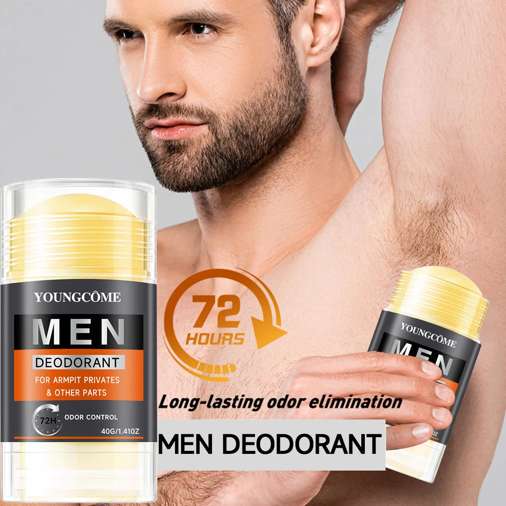 Men Odor Remove Cream Underarm Bad Smell Sweating Removal Armpit Refreshing Antiperspirant Lasting Aroma Deodorant Body Care Peaceful Pleasures Health and Wellness
