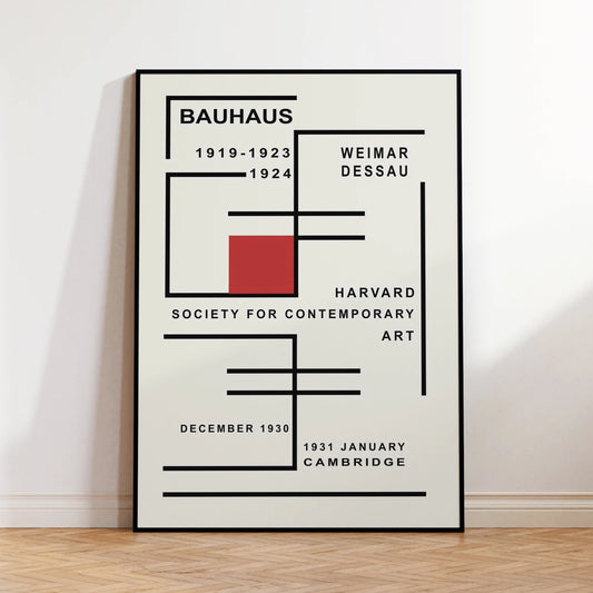 Modern Minimalist Bauhaus Canvas Wall Art Print | Home Decor Canvas Wall Art Peaceful Pleasures Health and Wellness G4315 60x80cm Unframed