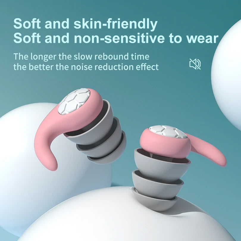 Soft Foam Sleeping Ear Plugs – Noise Reduction & Waterproof