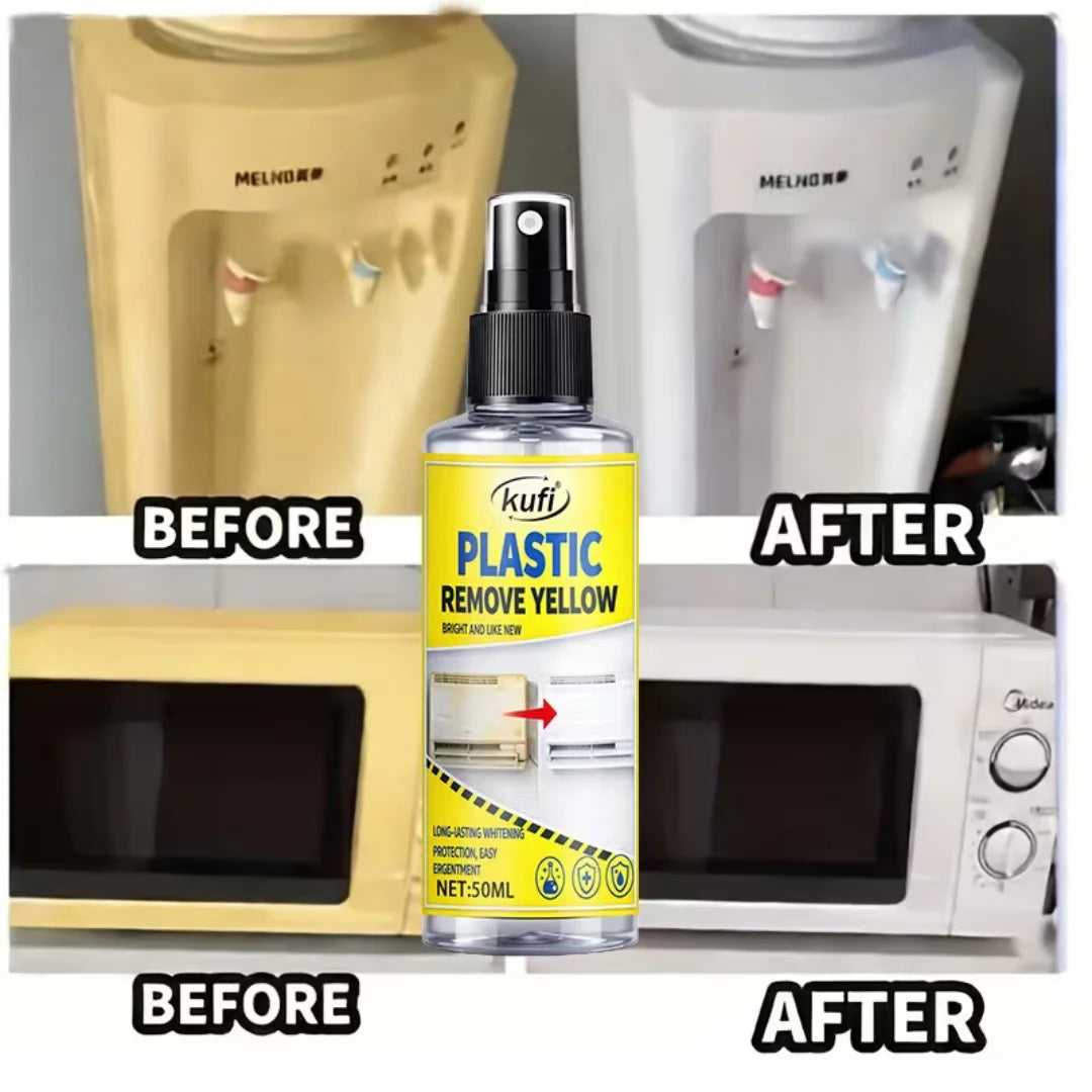Plastic Yellowing Remover Spray – Restore Faded Plastic Fast