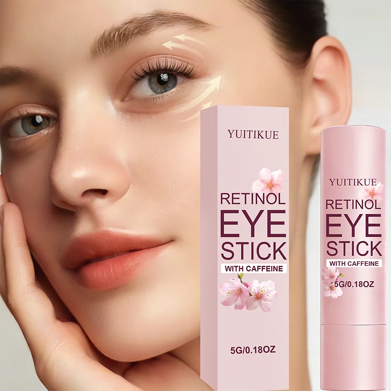 Retinol Eye Stick, Yuitikue 5g Caffeine Infused Eye Care Stick for Reducing Dark Circles, Puffiness & Smoothing Wrinkles Peaceful Pleasures Health and Wellness