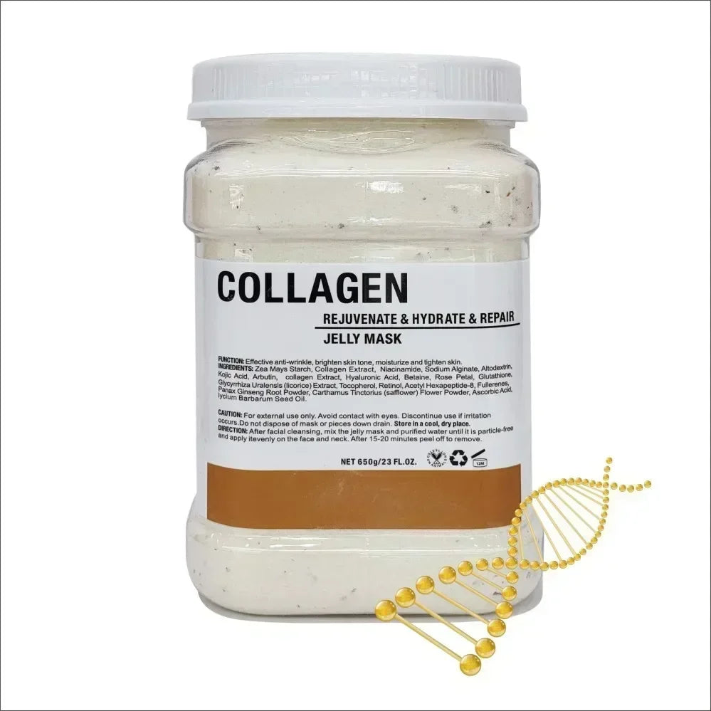 Gold Jelly Peel-Off Mask Powder 650g – Vitamin C & Hyaluronic Acid