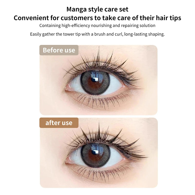 1.5ML False Eyelash Glue Primer W Eyelash Brush Waterproof Long Lasting Quick Dry Extension Easy Remover Eyelash Glue Peaceful Pleasures Health and Wellness