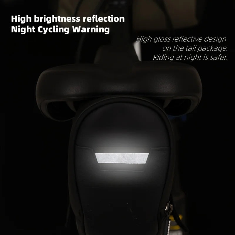 Large Capacity Bike Saddle Bag | Road & MTB Seat Post Bag Bike Saddle Bag Peaceful Pleasures Health and Wellness