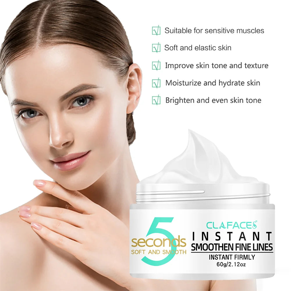 5 Seconds Remove Wrinkles Face Cream Smoothes Wrinkles Face Firming Anti Aging Lifting Moisturizing Remove Fineline Skin Care Peaceful Pleasures Health and Wellness