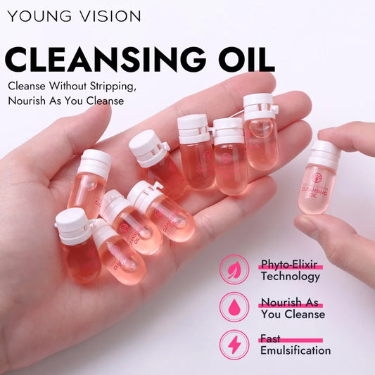 Travel Cleansing Oil Capsules – Gentle Makeup Remover, 5 or 10 ct Cleansing Oil Capsules Peaceful Pleasures Health and Wellness