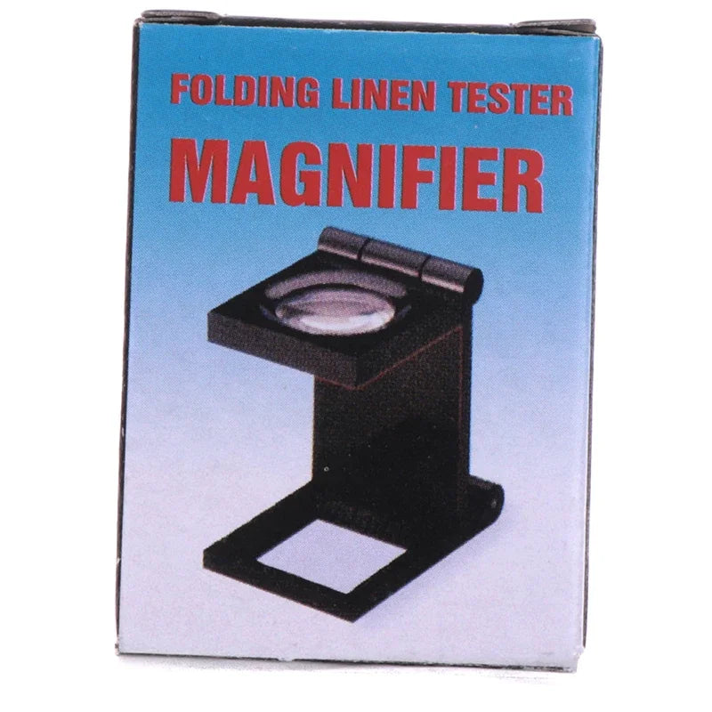 10X Folding Loupe Magnifier 28mm with Scale | Textile & Jewelry Folding Loupe Magnifier Peaceful Pleasures Health and Wellness