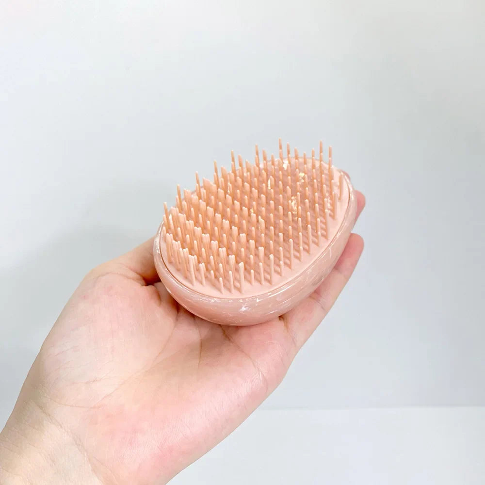 Marble Egg Comb & Air Cushion Brush Set | Detangling Hair Tools