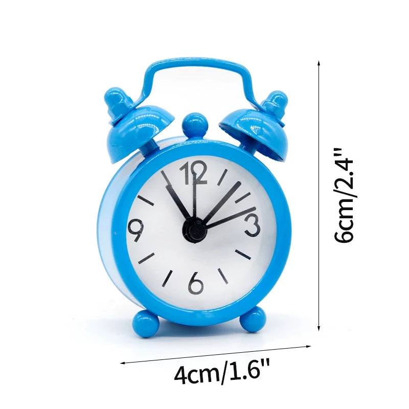 Nordic Style Alarm Clock Digital Quartz Clock Home Ornament Portable Mute Clocks with Metal Stand for Bedroom Decor Peaceful Pleasures Health and Wellness S3-6