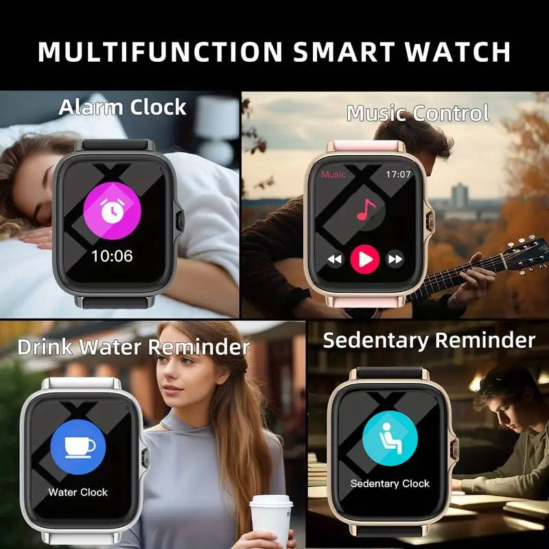 LOMAXFR Smart Watch | Bluetooth Calling, Multi-Sport, iOS & Android