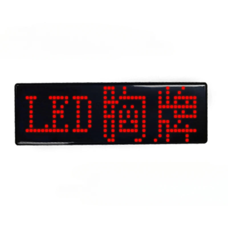 Bluetooth LED Name Badge – Programmable Scrolling Message Tag