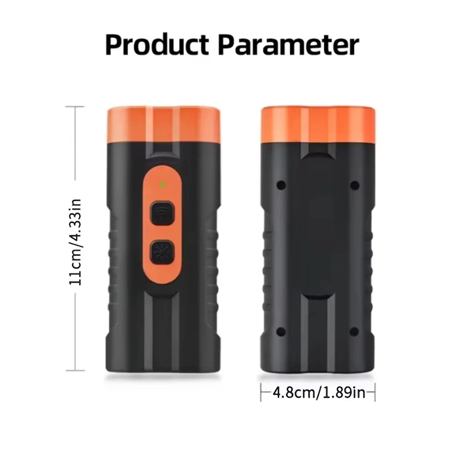 New Dual Head Ultrasonic Dog Repeller High Power Anti Bark Device USB Rechargeable Dog Training Device with LED Flashlight Peaceful Pleasures Health and Wellness