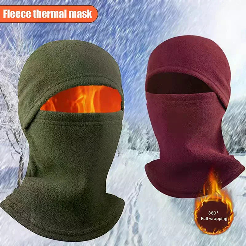 Winter Fleece Balaclava Full Face Mask – Windproof Ski Ride