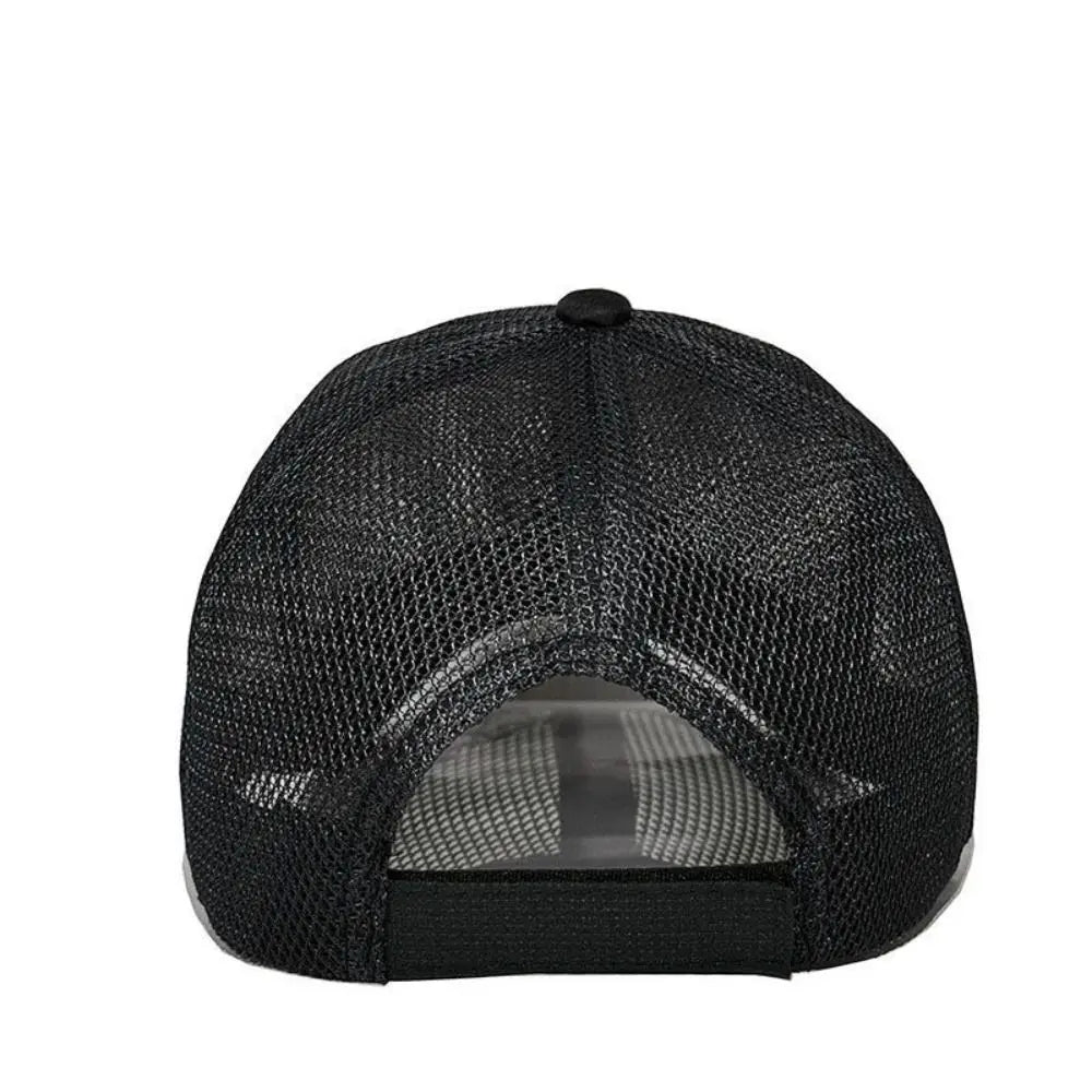 Adjustable Mesh Baseball Cap – Breathable Wide Brim Sun Hat