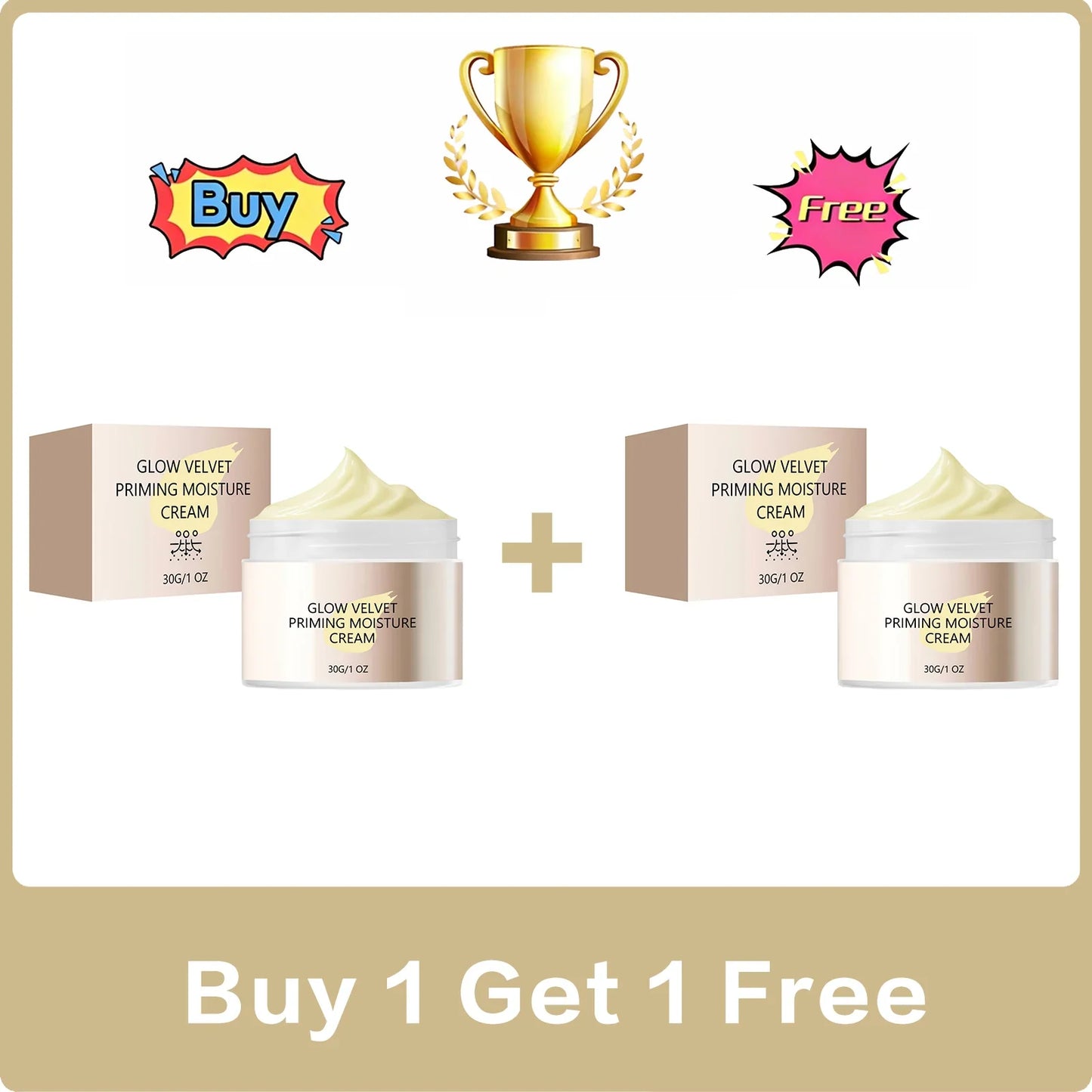 2-in-1 Hydrating Makeup Primer & Moisturizer 30g – Smooth Base