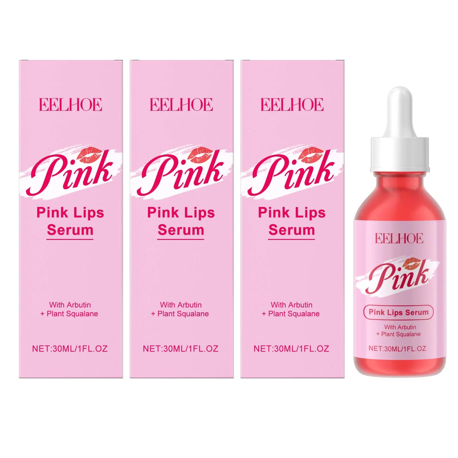 Moisturizing Lip Care Essence Removing Dead Skin Smoothing Lips Reduce Pigmentation Brightening Relieve Peeling Daily Lip Serum Peaceful Pleasures Health and Wellness 3 x 30ML Boxed