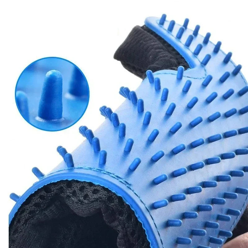 Pet Grooming Glove for Dogs & Cats – Deshedding Massage Comb Pet Grooming Glove Peaceful Pleasures Health and Wellness