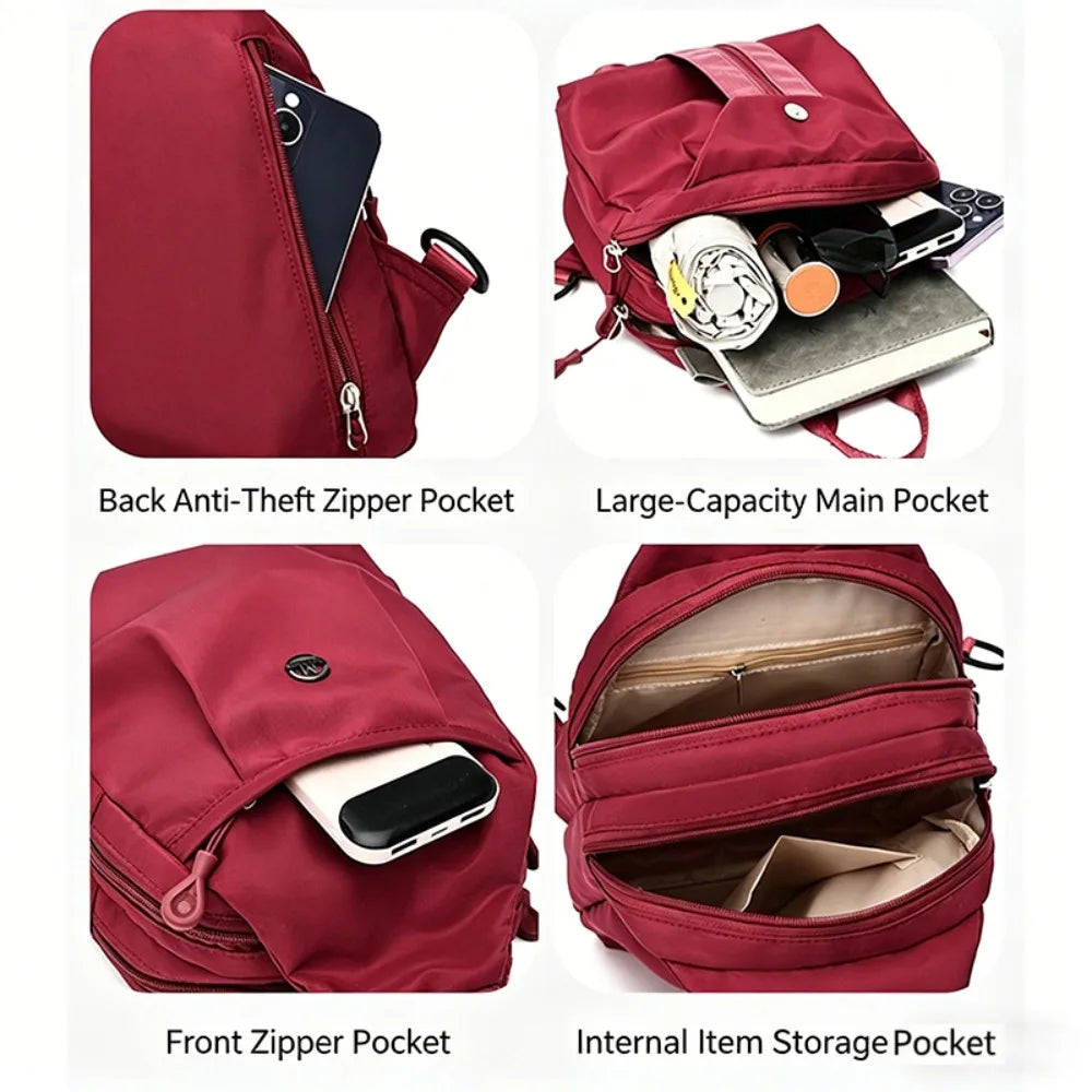 Women's Mini Backpack – Lightweight Crossbody Commuter Bag