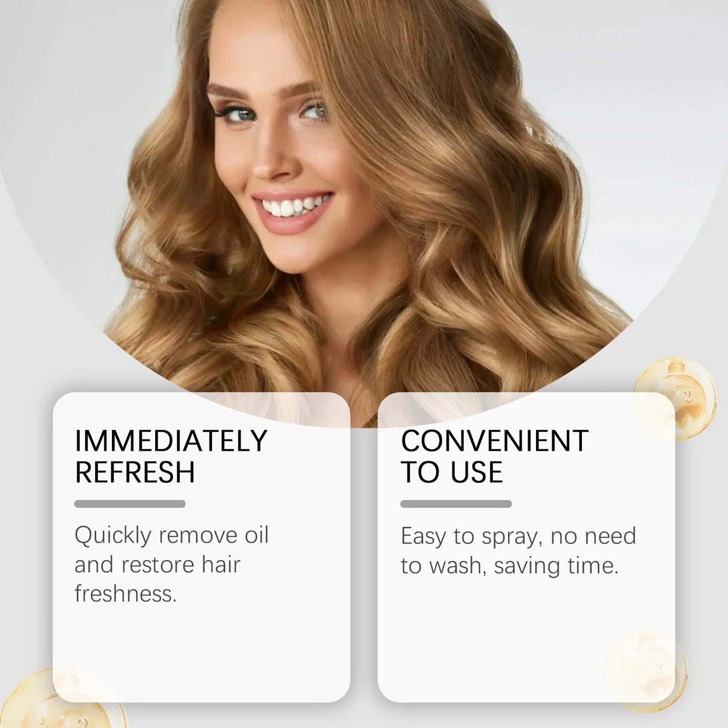 HOEGOA Dry Shampoo Spray – Oil Control, Volume & Anti-Frizz
