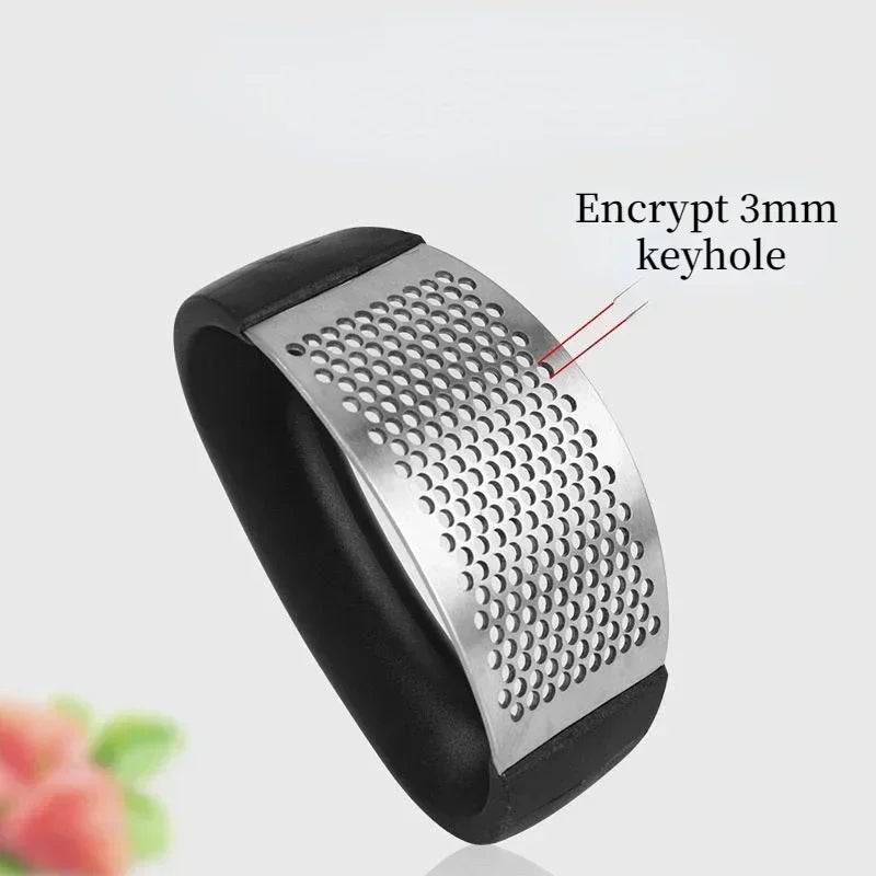 Stainless Steel Manual Garlic Press & Crusher | Kitchen Tool
