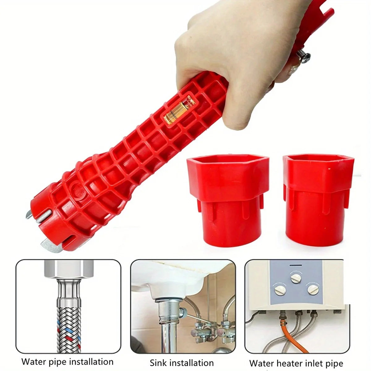 8-in-1 Faucet & Sink Installer Wrench | Plumbing Spanner Tool Peaceful Pleasures Health and Wellness