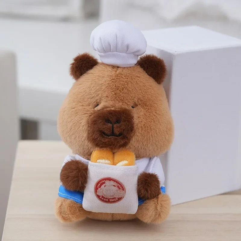 Cute Capybara Plush Keychain Bag Pendant & Car Charm Gift