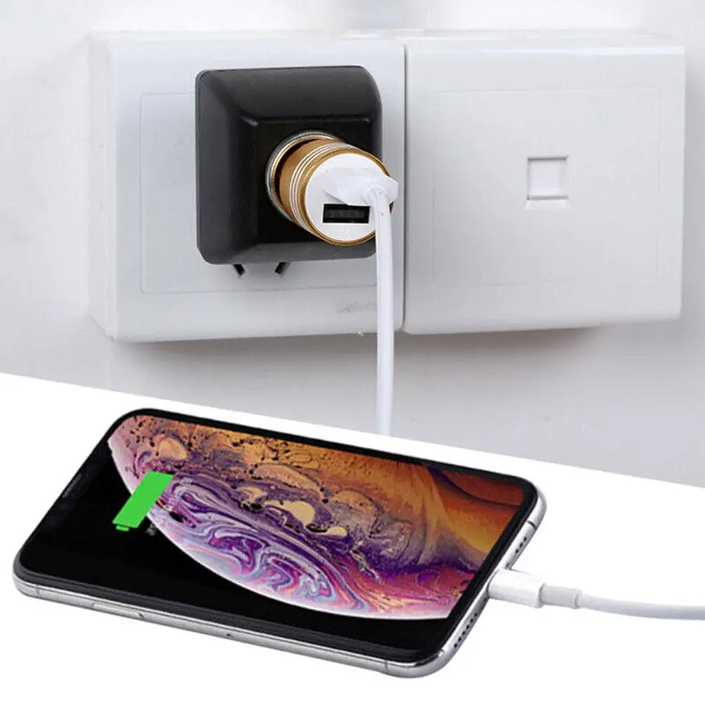 220V To 12V Car Mounted Cigarette Lighter AC Adapter With Car Socket Auto Charger UK Plug For Car Electronic Devices Peaceful Pleasures Health and Wellness