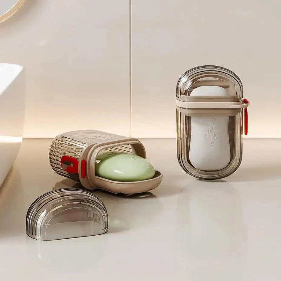 Creative Travel Soap Box Lid Sealed Drainable Portable Small Business