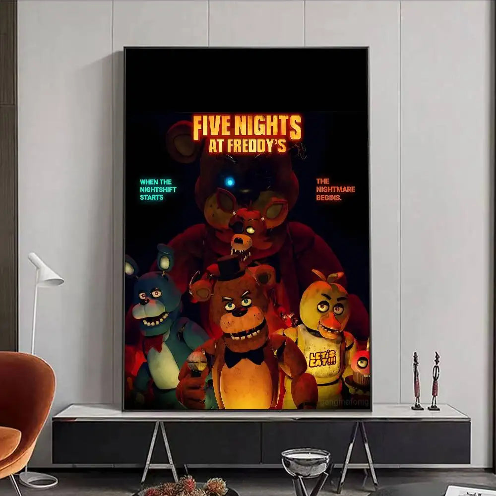 FNAF Five Nights at Freddy's Ultimate Group Poster | Waterproof Wall Art Poster Peaceful Pleasures Health and Wellness z2 15X20cmNoframe