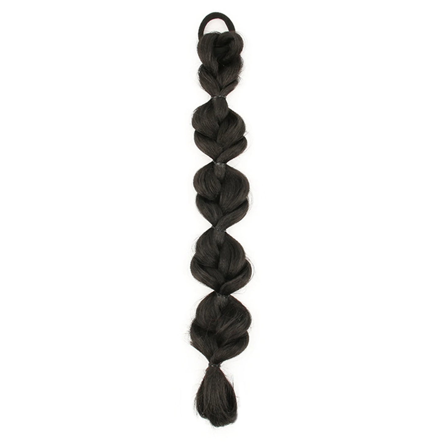 Synthetic Bubble Braid Ponytail Extension | Heat-Resistant Wig