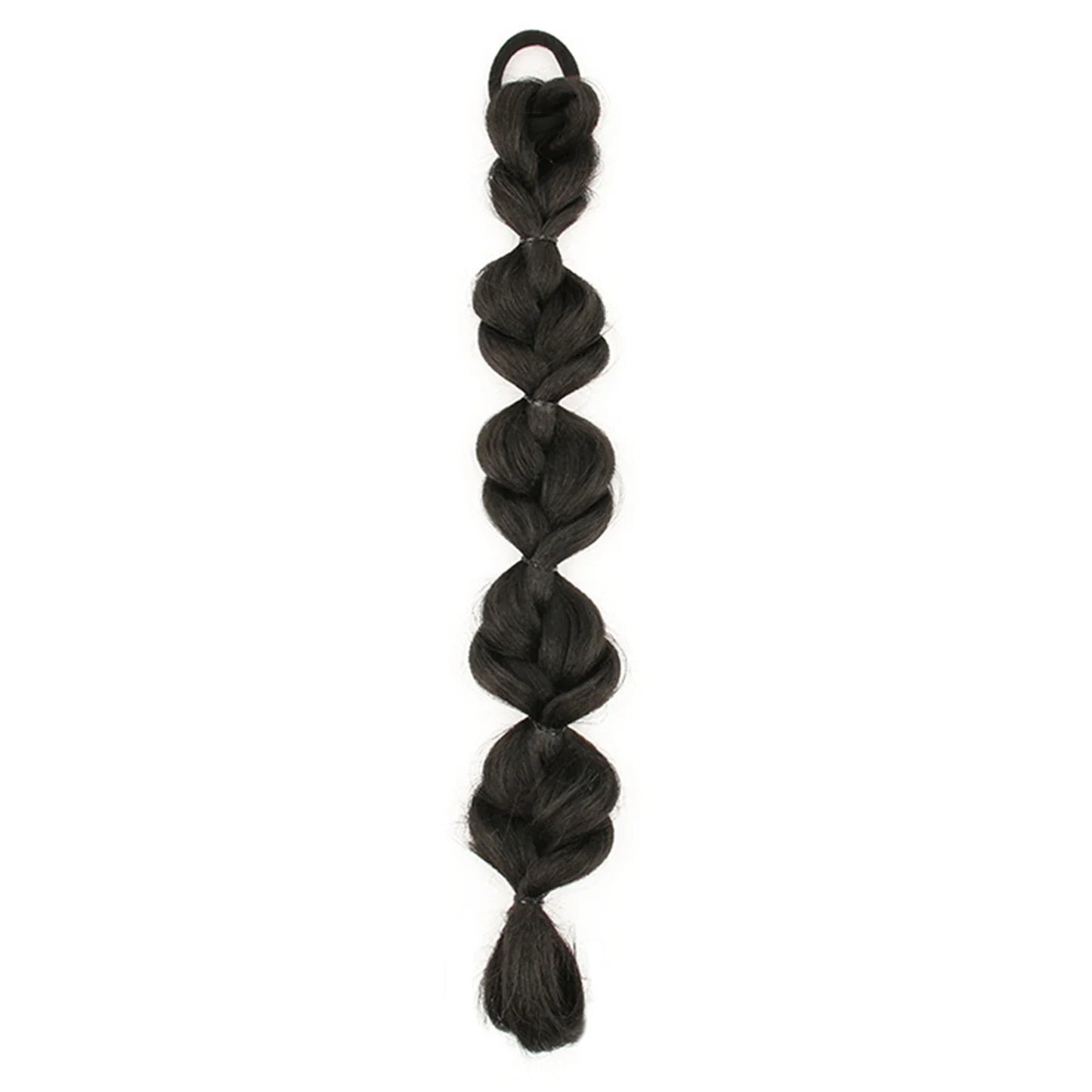 Synthetic Bubble Braid Ponytail Wig – Clip-In Hair Extension