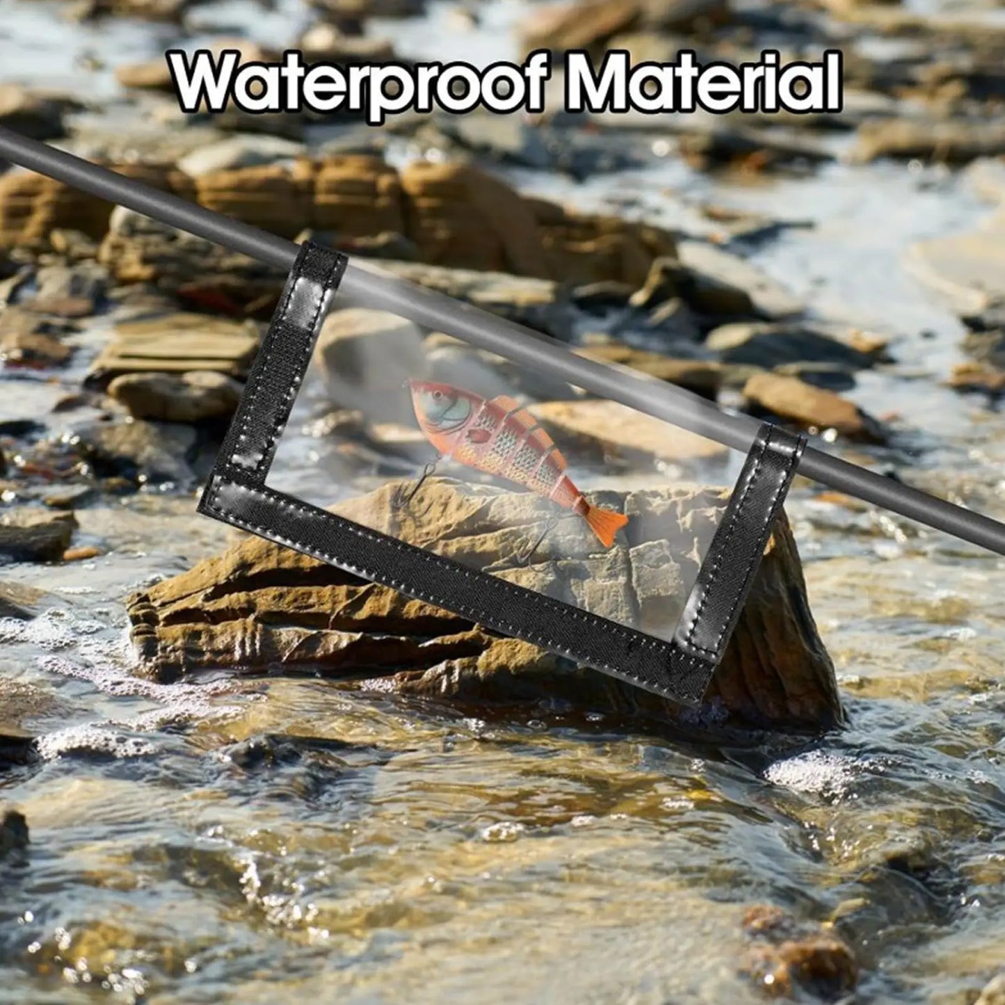 Clear Snap-On Fishing Lure Hook Covers | Tangle-Free Storage