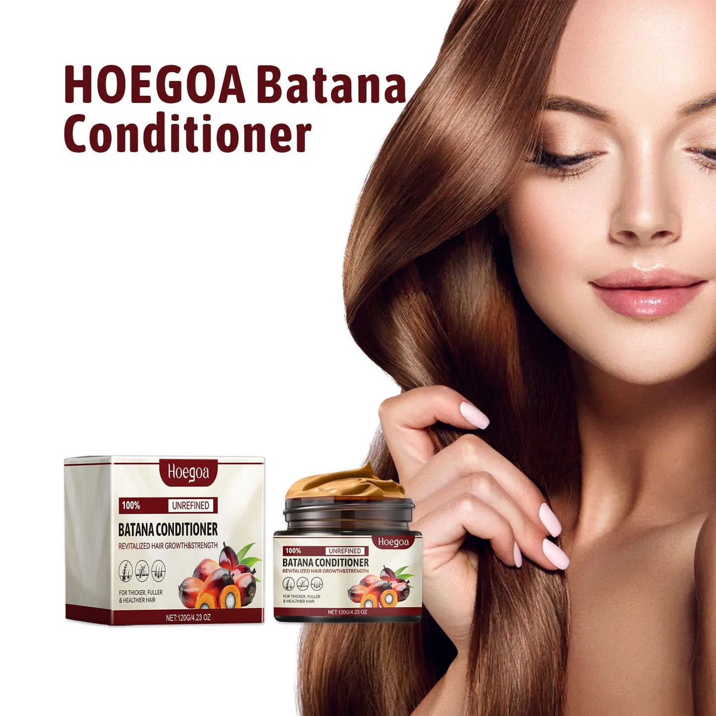HOEGOA Batana Oil Hair Conditioner – Repair & Moisturize