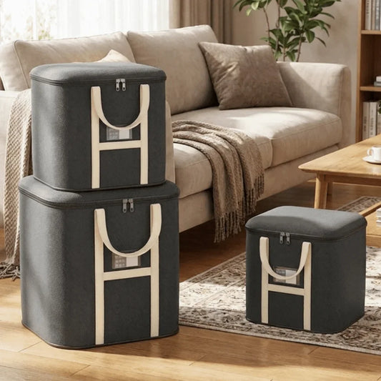 Waterproof Foldable Quilt & Clothes Storage Bag with Handle Clothes Storage Bag Oasis Select