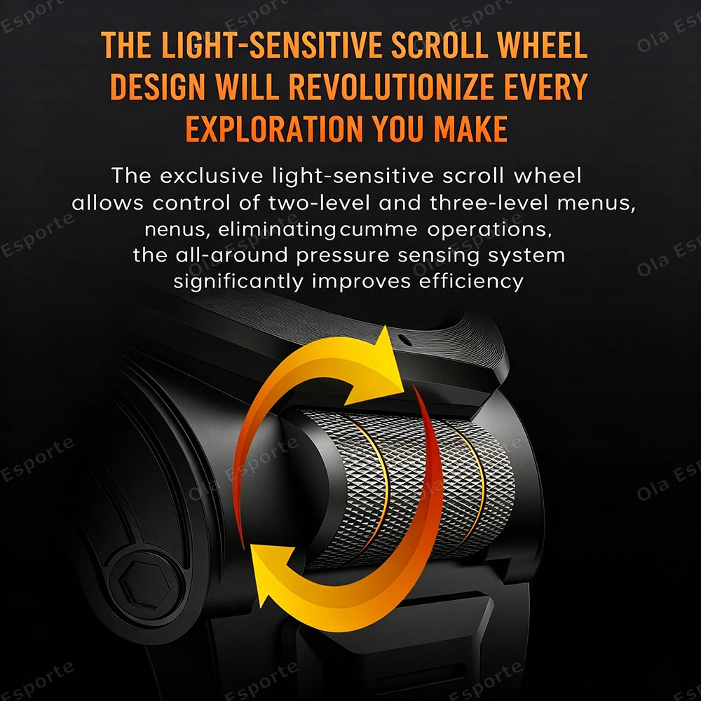 Ola Esporte HW12 AMOLED Smartwatch 1100mAh | Men's Sports