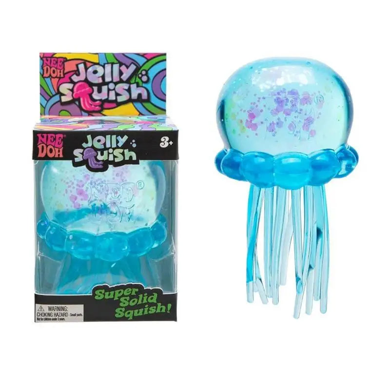 Needoh Fuzz Ball Jellyfish Squishy Blind Box Random Soft Stress
