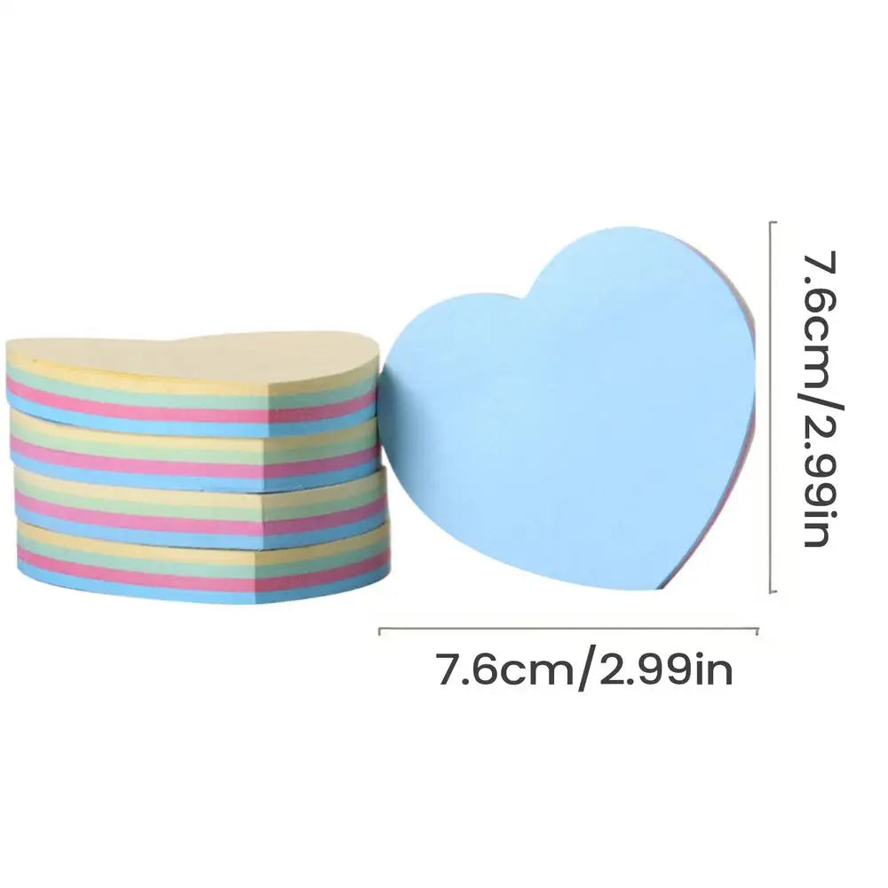 500 Sheets/5pack Cute Sticky Notes Colorful Adhesive Memo Pads Bulk Note Taking for Journaling, Office School Home Planning Peaceful Pleasures Health and Wellness C