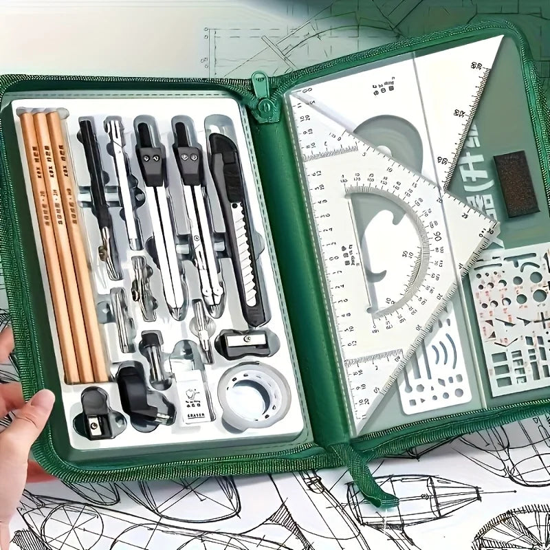 Precision Engineering Drafting & CAD Design Set | 4-Piece