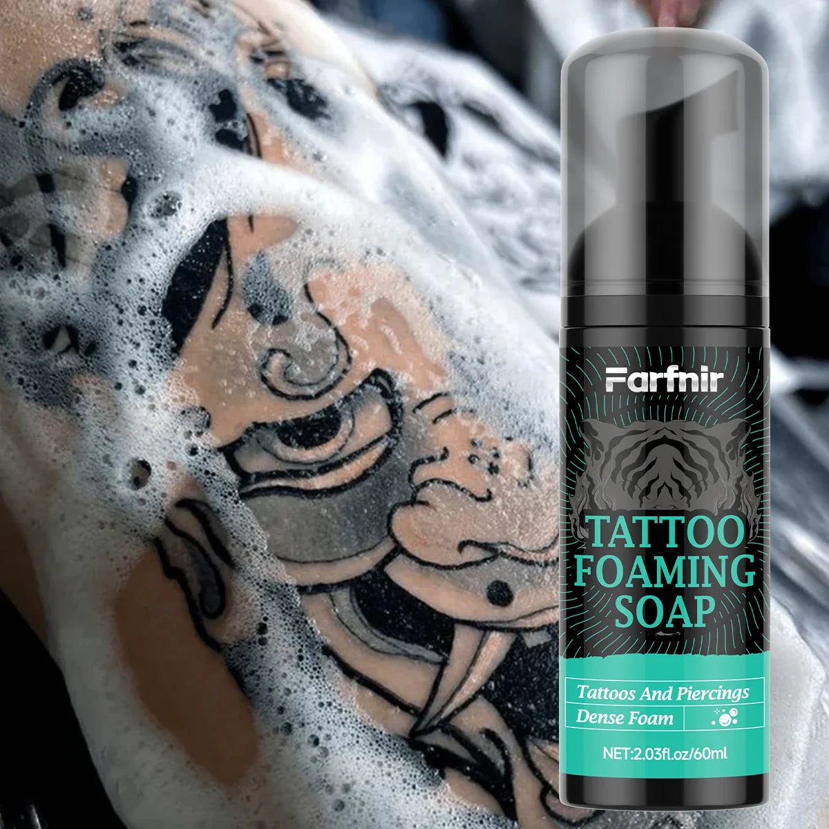 Tattoo Foaming Soap – Moisturizing Cleanser for Tattooed Skin